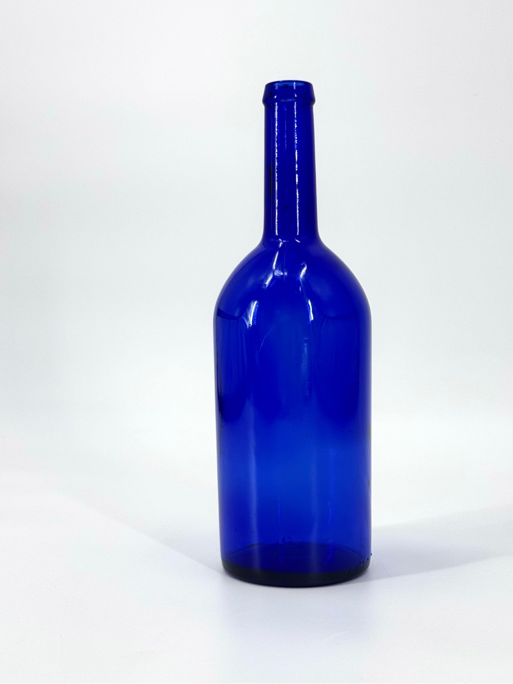 Vintage Spain No. 115169 John Harvey Cobalt Blue Glass Bottle